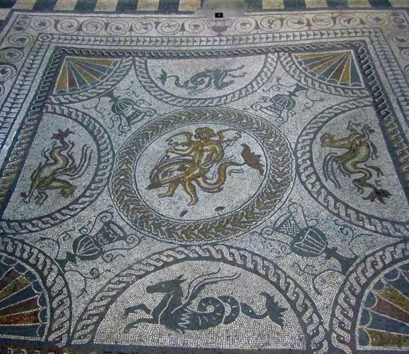 Fishbourne Roman Palace mosaic